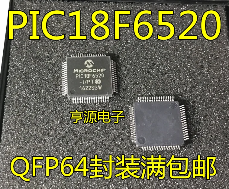 

5pcs/lot P18F6520 P18F6520-I/PT QFP64 100% New