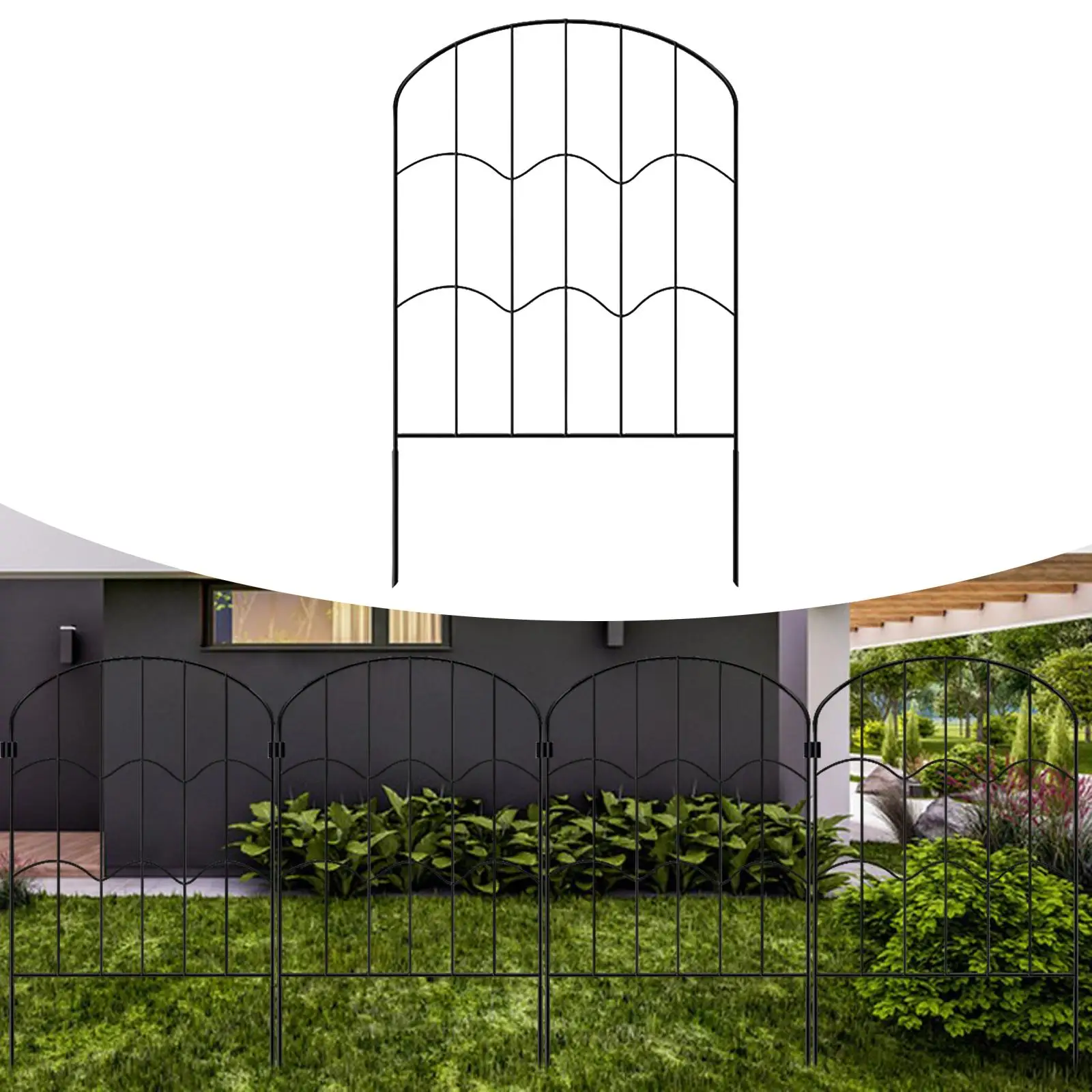 Декоративный садовый забор декор панели окантовка для патио ограждения