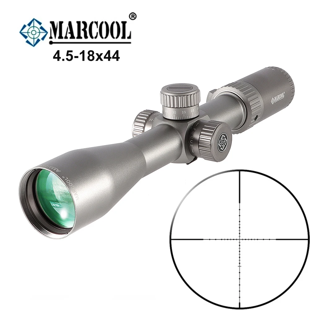 

MARCOOL 4,5-18X44 SFP широкоугольный оптический прицел, тактический фрикционный прицел мил для охоты