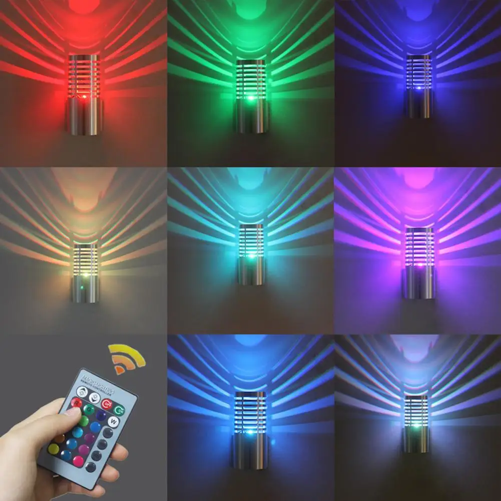 

Rgb-светодиодная настенная лампа с дистанционным управлением, 3 Вт