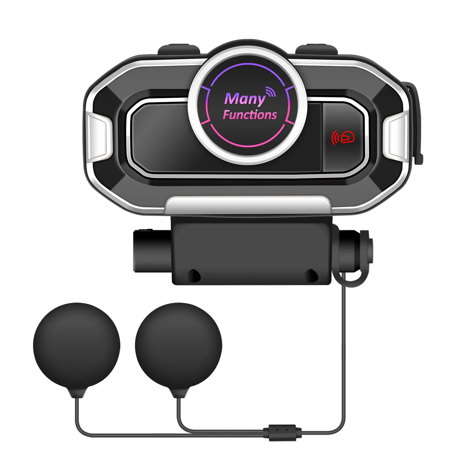 

V9 гарнитура для мотоциклетного шлема BT5.0 полный шлем Встроенная гарнитура беспроводная гарнитура для звонков и поездок