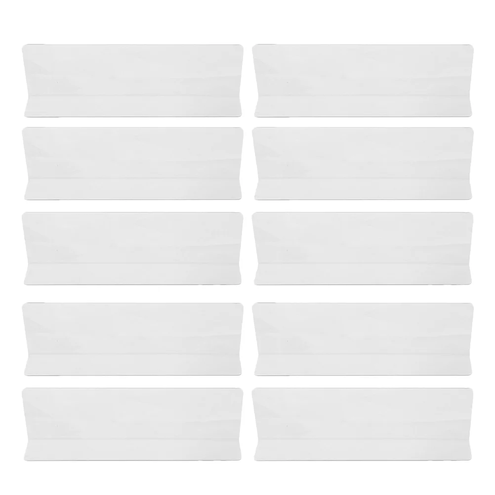 

10 Pcs Drawer Shelf Clear Shelf Dividers Wardrobe Shelf Dividers Supermarket Shelf Baffle Closet Shop Shelf Dividers