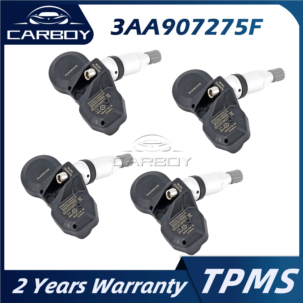 Система контроля давления в шинах 3AA907275F для Volkswagen CC 2012-2017 Tiguan 2007-2015 Passat CC 2008-18 3AA907275D 433 МГц