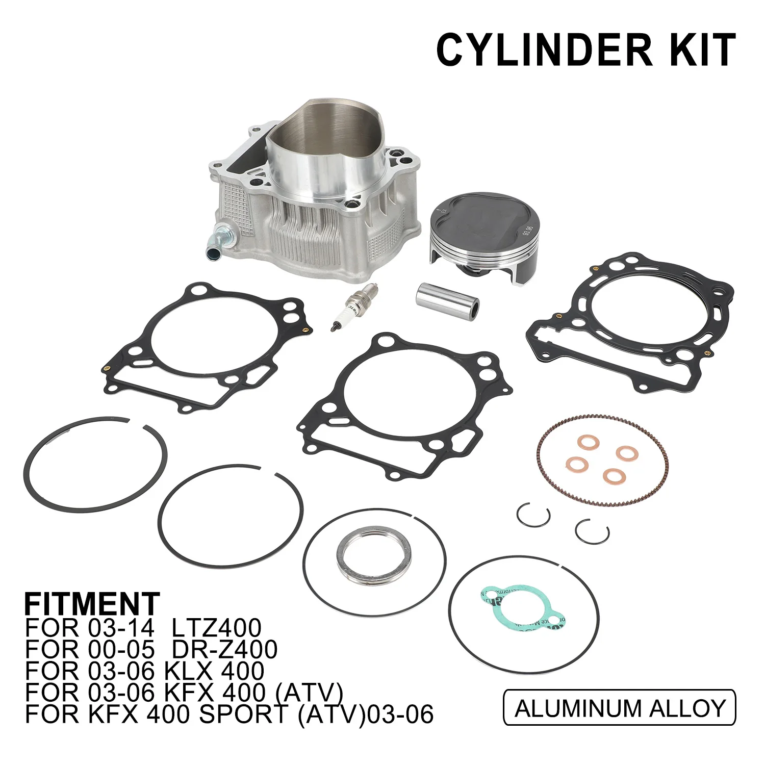 Комплект прокладок для поршневого кольца цилиндра 94 мм мотоциклов Suzuki LTZ400 2003-2014