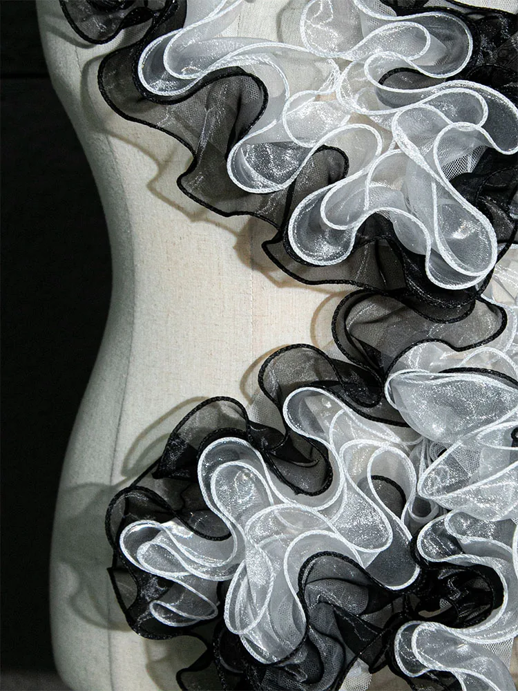 Кружевная сетчатая отделка 3D