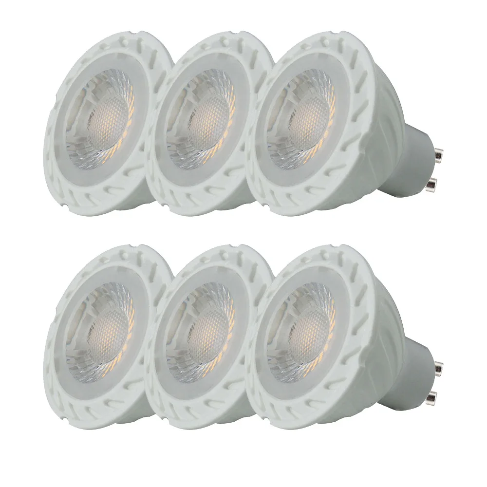 GU10 LED Bulbs 5W Track Light Bulbs Non-Dimmable 50W Equivalent 3000K Warm White 500LM MR16 Flood Light Bulb