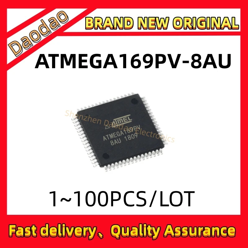 

Quality Brand New ATMEGA169PV-8AU ATMEGA169PV-8A ATMEGA169PV-8 ATMEGA169PV ATMEGA169P ATMEGA169 ATMEGA IC Chip 64-TQFP