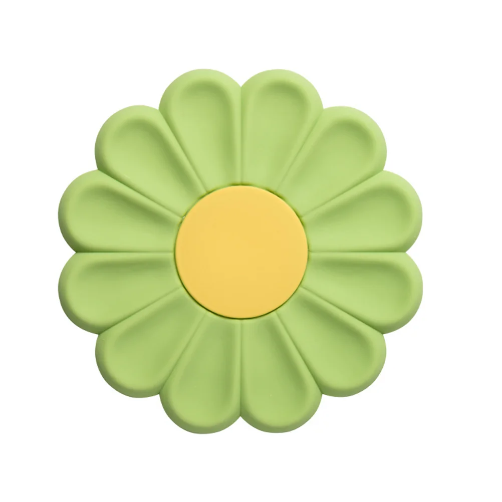 

Mat Silicone Hot Pad Coaster Pot Holder Trivet Table Placemat Flower Kitchen Cupcoasters Placematsinsulationdishes Pads Shaped