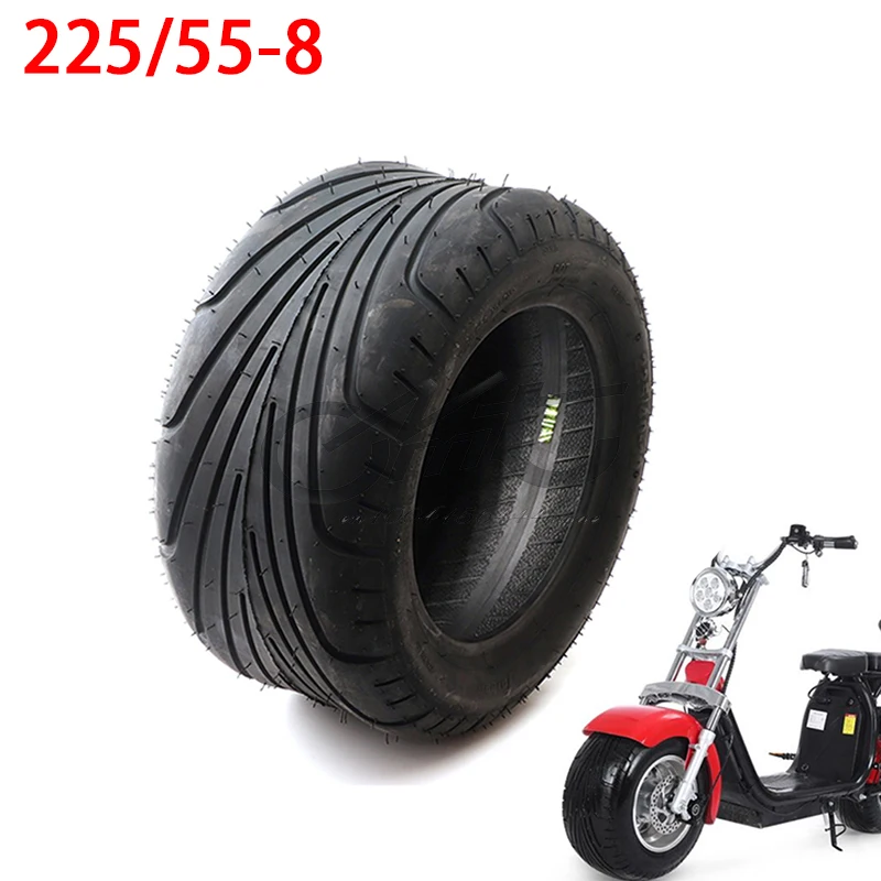 

225/55-8 Tire 225/40-10 Tyre 18x9.50-8 Front or Rear 8inch 10inch 6PR Electric Scooter Vacuum Tires For Harley Chinese Bike