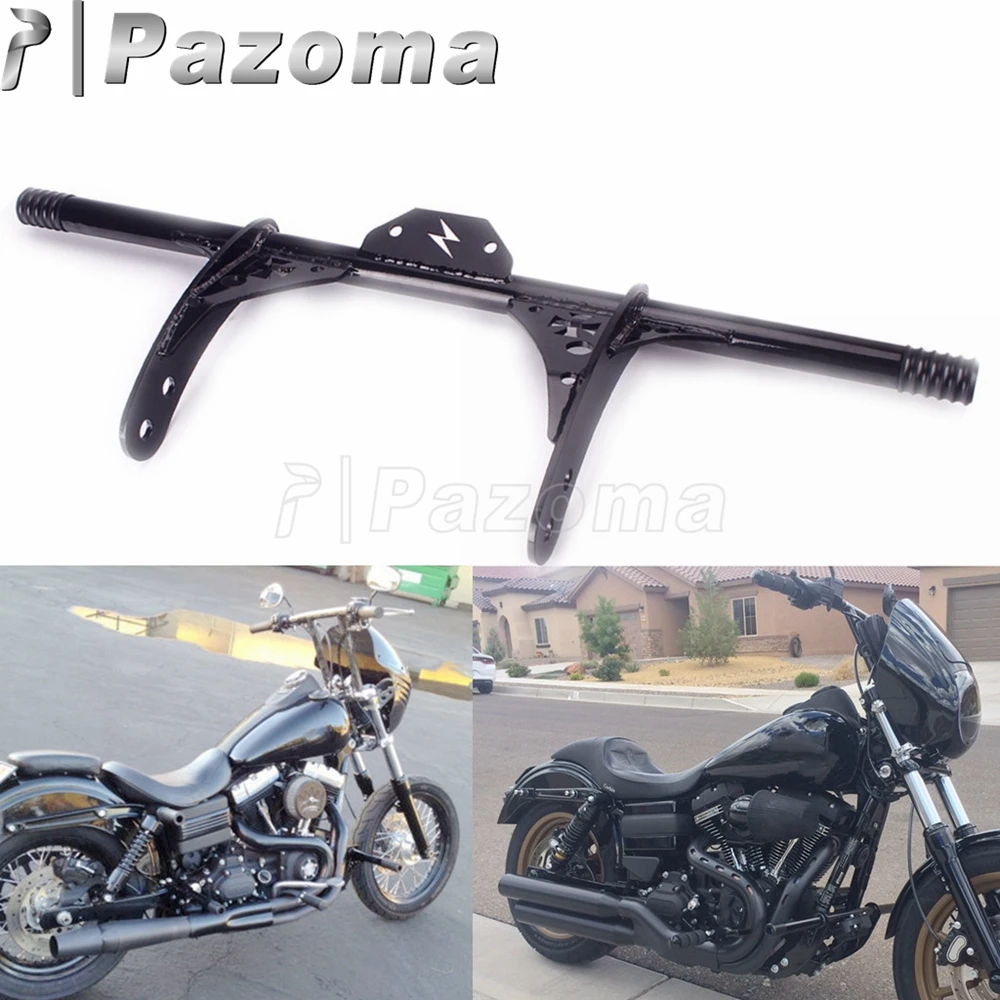 

Highway Slider Peg Crash Bar For Harley Dyna Street Bob Fat Bob Low Rider Switchback Wide Sports Glide Engine Guard 2006-2017