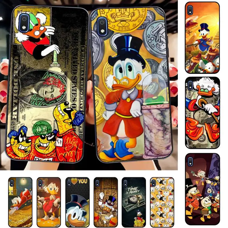 

Disney Scrooge McDuck Phone Case for Samsung A51 01 50 71 21S 70 31 40 30 10 20 S E 11 91 A7 A8 2018
