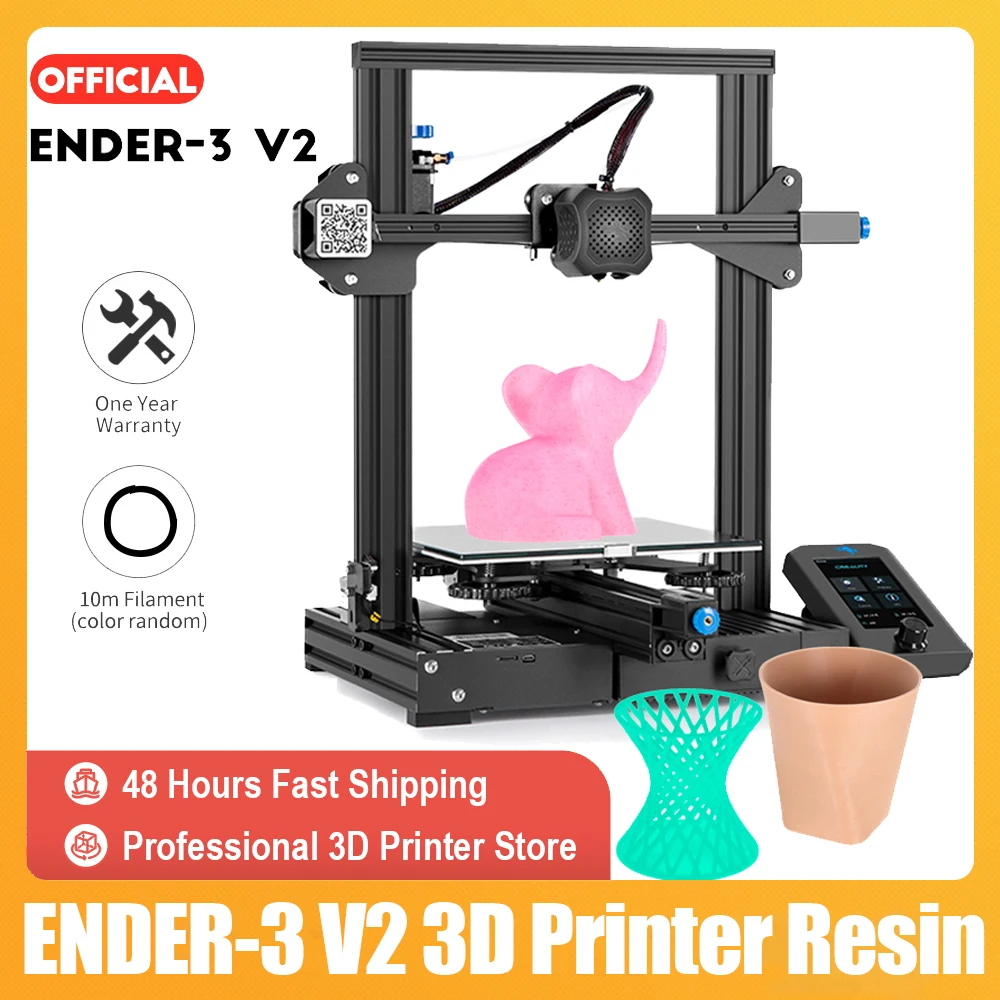 Набор для 3D-принтера Creality 3D Ender-3 V2 цельнометаллическая интегрированная