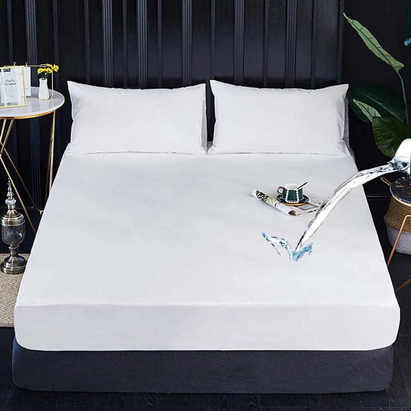 

Водонепроницаемая простыня на резинке, сменный наматрасник с защитой от клещей, наматрасник для кровати для двуспальной кровати