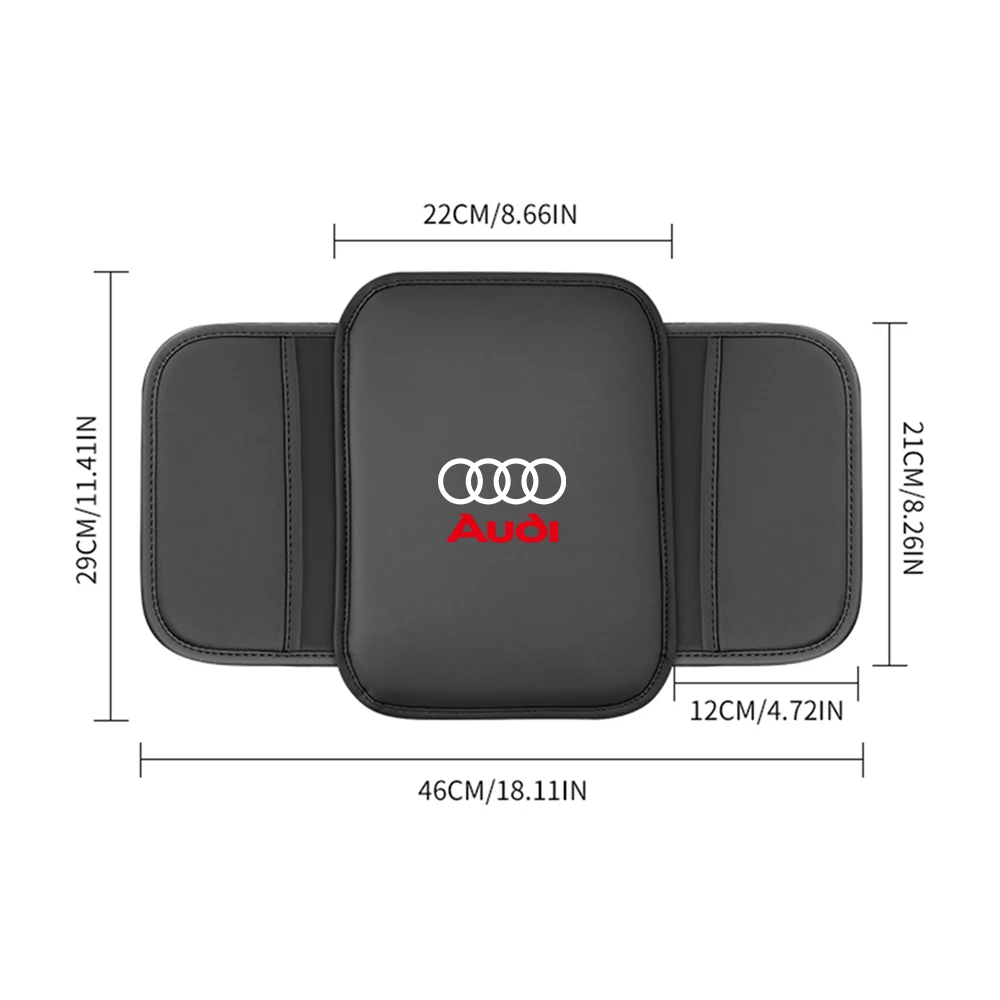 Кожаная накладка-защита на подлокотник для Audi A1 A2 A3 A4 A5 A6 A7 A8 Q5 Q7 C8 B8 C6 Quattro Sline S Q2 Q3 TT B6 B7 C7 S4 (art.: 3920daa79bc57) - 3920daa79bc57
