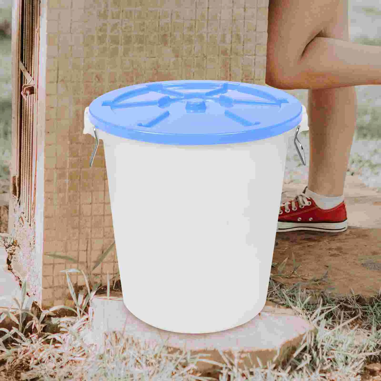

Measuring Tape Trash Bag Lid Replacement Bin Outdoor Can Cover Thicken Accessory Round