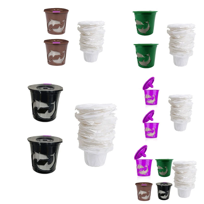 

Promotion! For Keurig Refillable Coffee Capsule Reusable K-Cup Filter For 2.0 & 1.0 Brewers K Cup For Keurig Machine K-Carafe