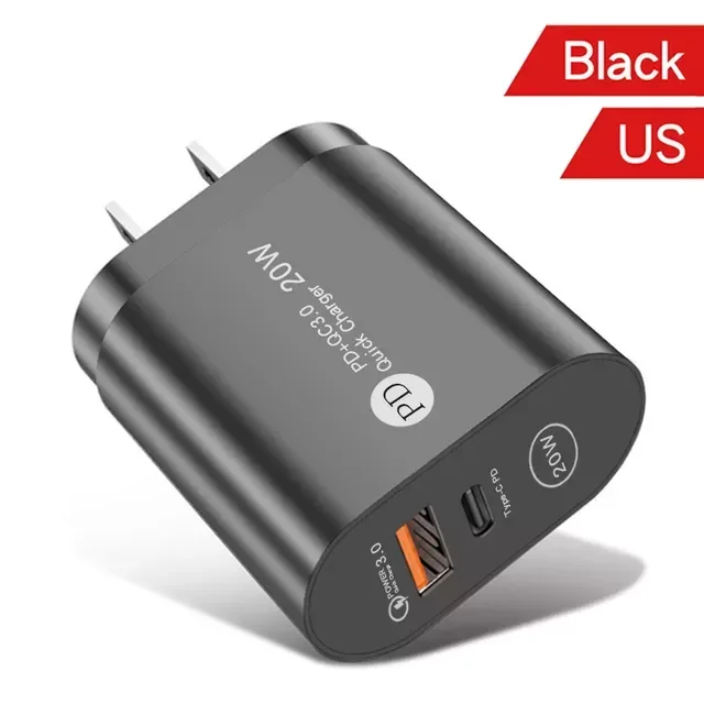 

NEW2023 Usb c Charger 20W PD Quick charge 13 12 11 Type c charger pulg Fast charging adapter