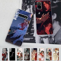 chinese style tian guan ci fu phone case for samsung s21 a10 for redmi note 7 9 for huawei p30pro honor 8x 10i cover