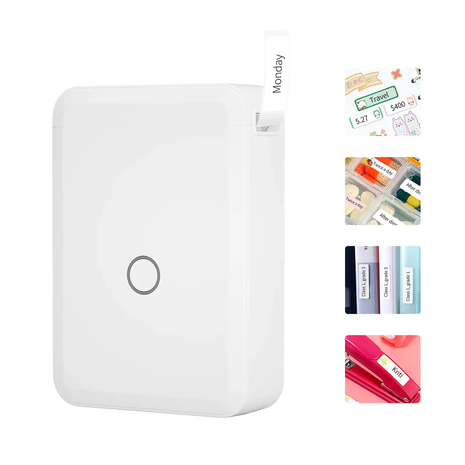 

2023New Niimbot D110 Mini Portable Thermal Label Printer Hangul Wireless Bluetooth Sticker Pocket Printer Home Use Storing Organ