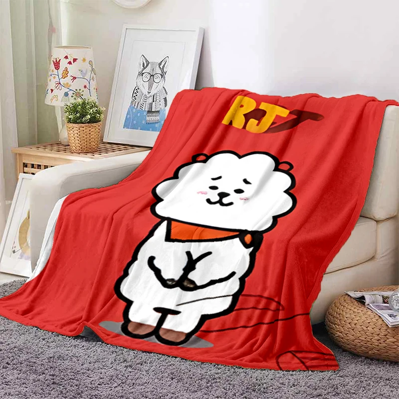 

Fleece Throw Blankets Home Decor Bedroom Living 2022 Cartoon Blanket Soft Room SofaDigital Printed Blankets for Traveling плед