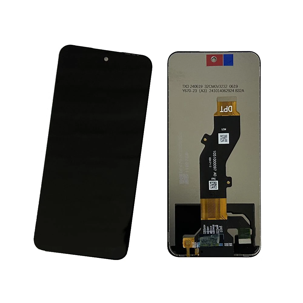 6 7 &quotTecno Spark Go 1 KL4 1S KL4H Замена преобразователя сенсорного ЖК-экрана в сборе Новый