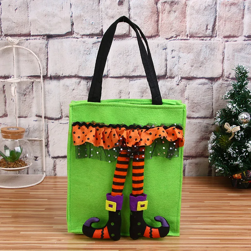 

Halloween decorations children gift candy bag Halloween ghost festival portable non-woven bag elf candy bag