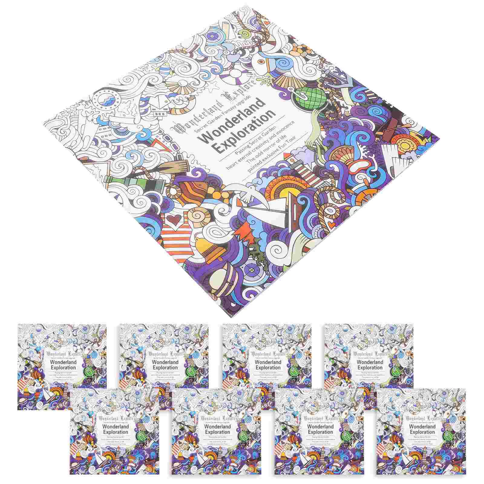 

8 Books Graffiti Painting Drawing Colored Paper Toddlers Pocket Kids Child Water Coloring