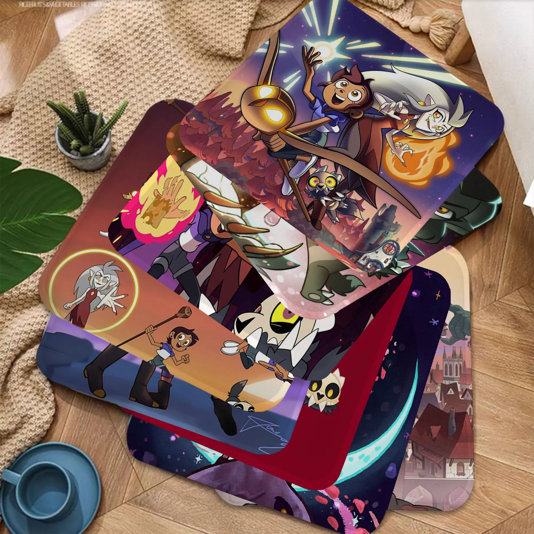 

Disney The Owl House Decorative Chair Cushion Soft Office Car Seat Comfort Breathable 45x45cm Seat Mat
