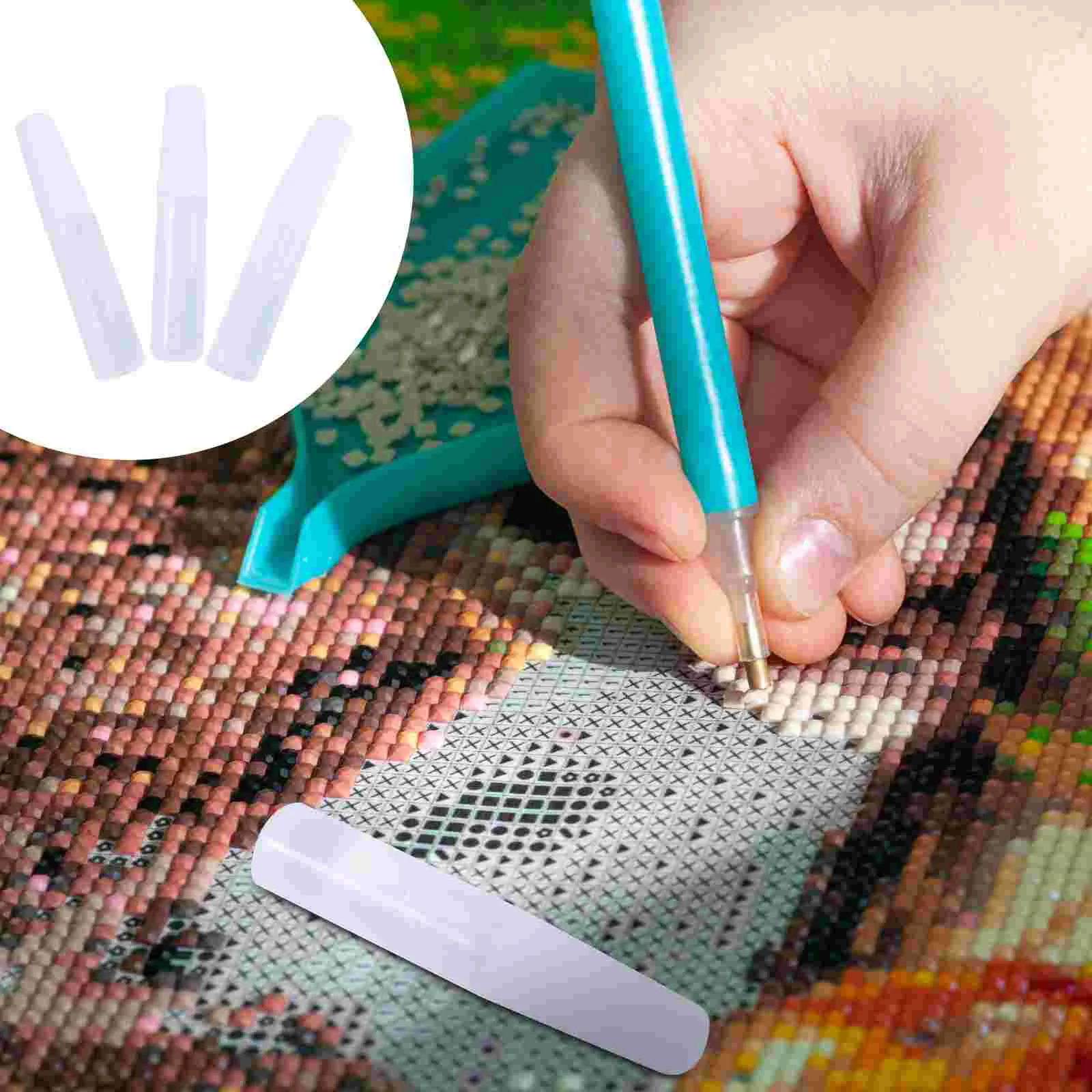 

12Pcs Painting Glue 3ML Embroidery Glue DIY Painting Glue Cross Stitch Glue for Craft DIY