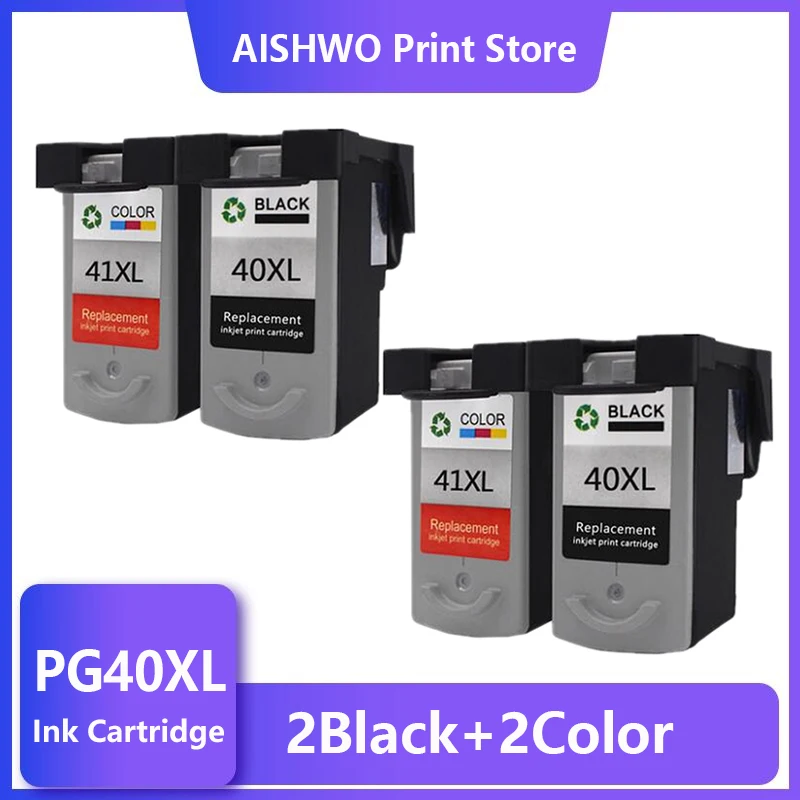 

PG-40 CL-41 PG40 CL41 Ink Cartridge For Canon Pixma MP140 MP150 MP160 MP180 MP190 MP210 MP220 MP450 MP470 printer