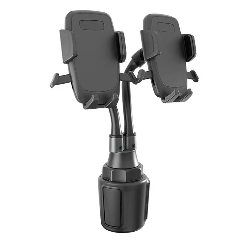 

Универсальный Регулируемый автомобильный держатель для стакана на 360 градусов, подставка для iPhone Sam Sung, двойной автомобильный держатель для телефона