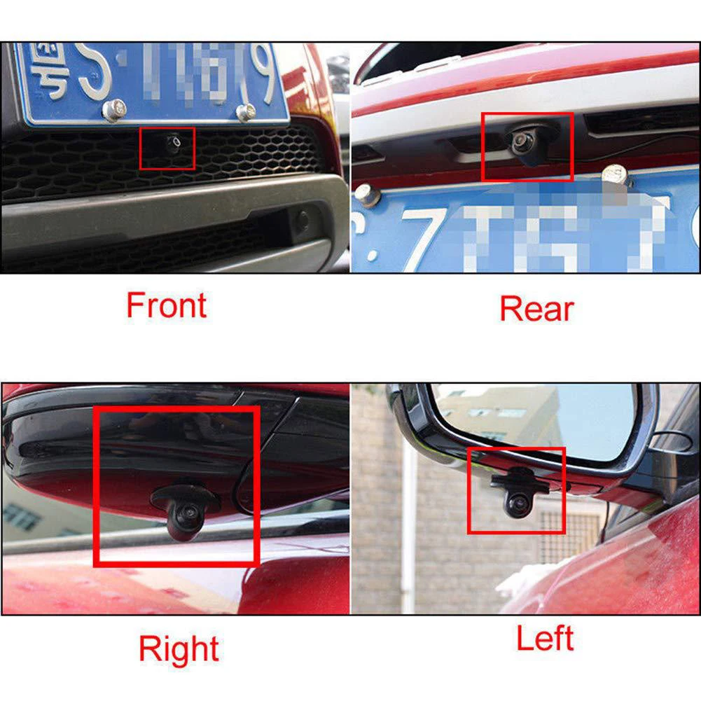 

360 Degree Car Right Blind Spot Lens Reversing Camera Reversing Camera Car Accessories Waterproof Monitoring HD Reversing Video