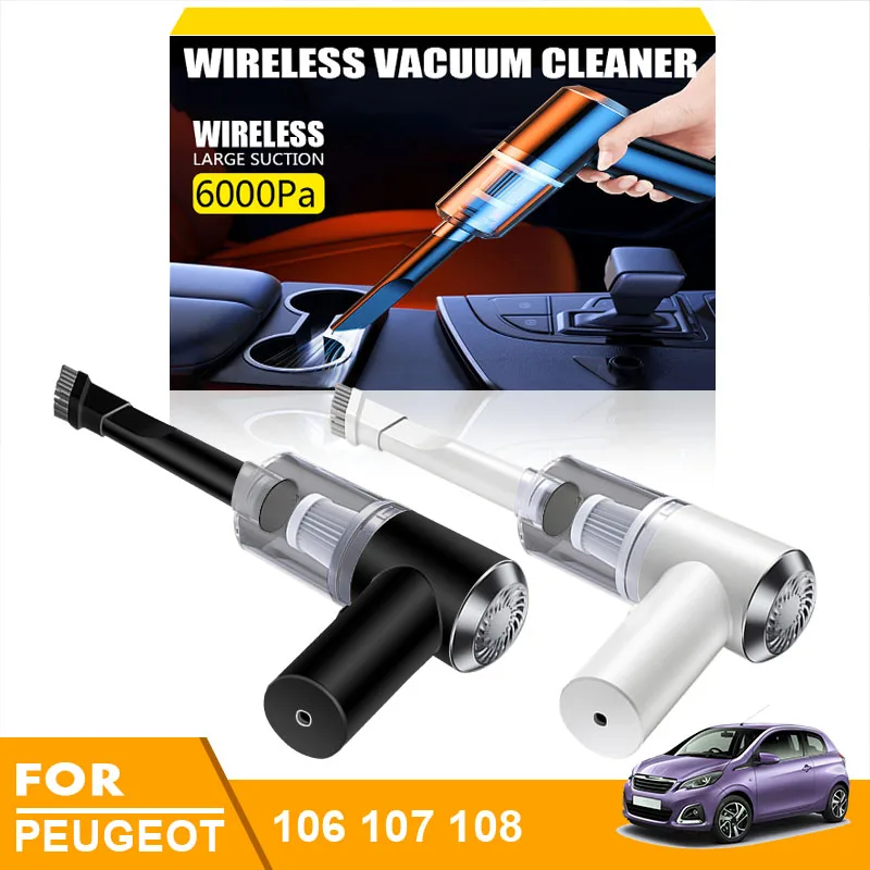 

Car Cordless Vacuum Cleaner for Car Cleaning Automotive Products Auto Goods Auto Tools Home Appliance For Peugeot 106 107 108