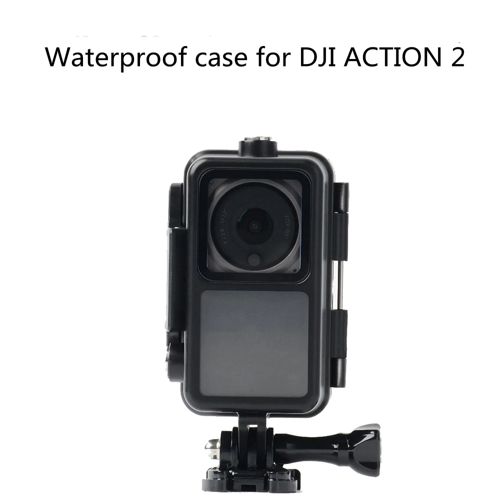 

Motion Camera Black King Kong Protective Case 60M Waterproof Case for DJI ACTION 2 Camera Accessories