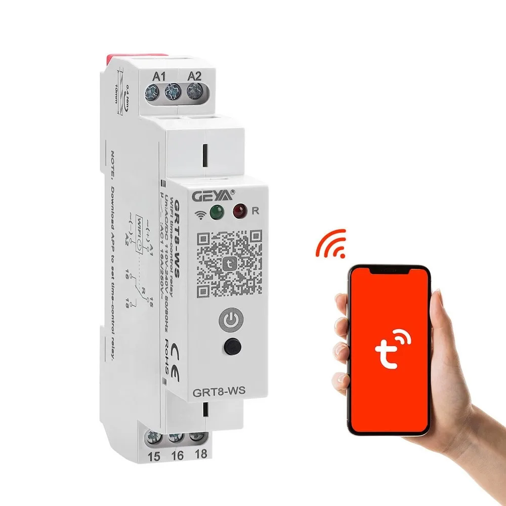 

GEYA Tuya Smart Wi-Fi релейный переключатель 16A