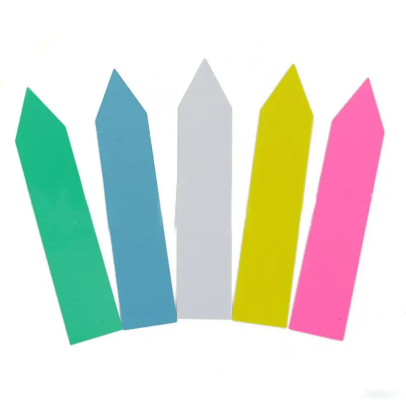 

500 шт. 5 цветов 2X1 0 см Пластиковые водонепроницаемые бирки для садовых растений маркеры для этикеток растений