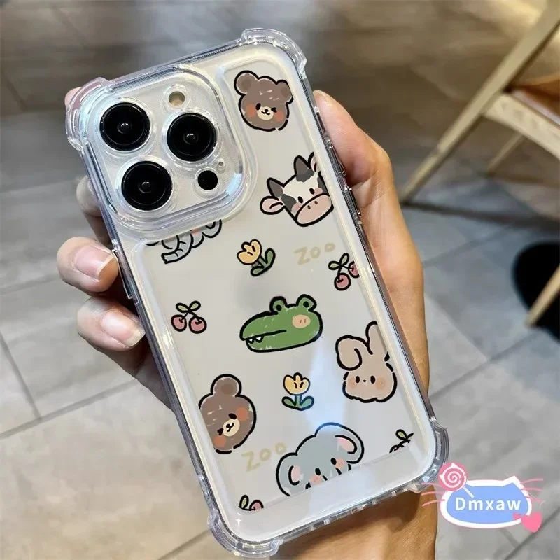 Мягкий чехол с рисунком животных для Vivo Y20i Y20S Y20G Y11S Y12S Y70 Y30 V19 V17 Y9S S1 Y19 Y93 Y91C Y95 V11 Pro