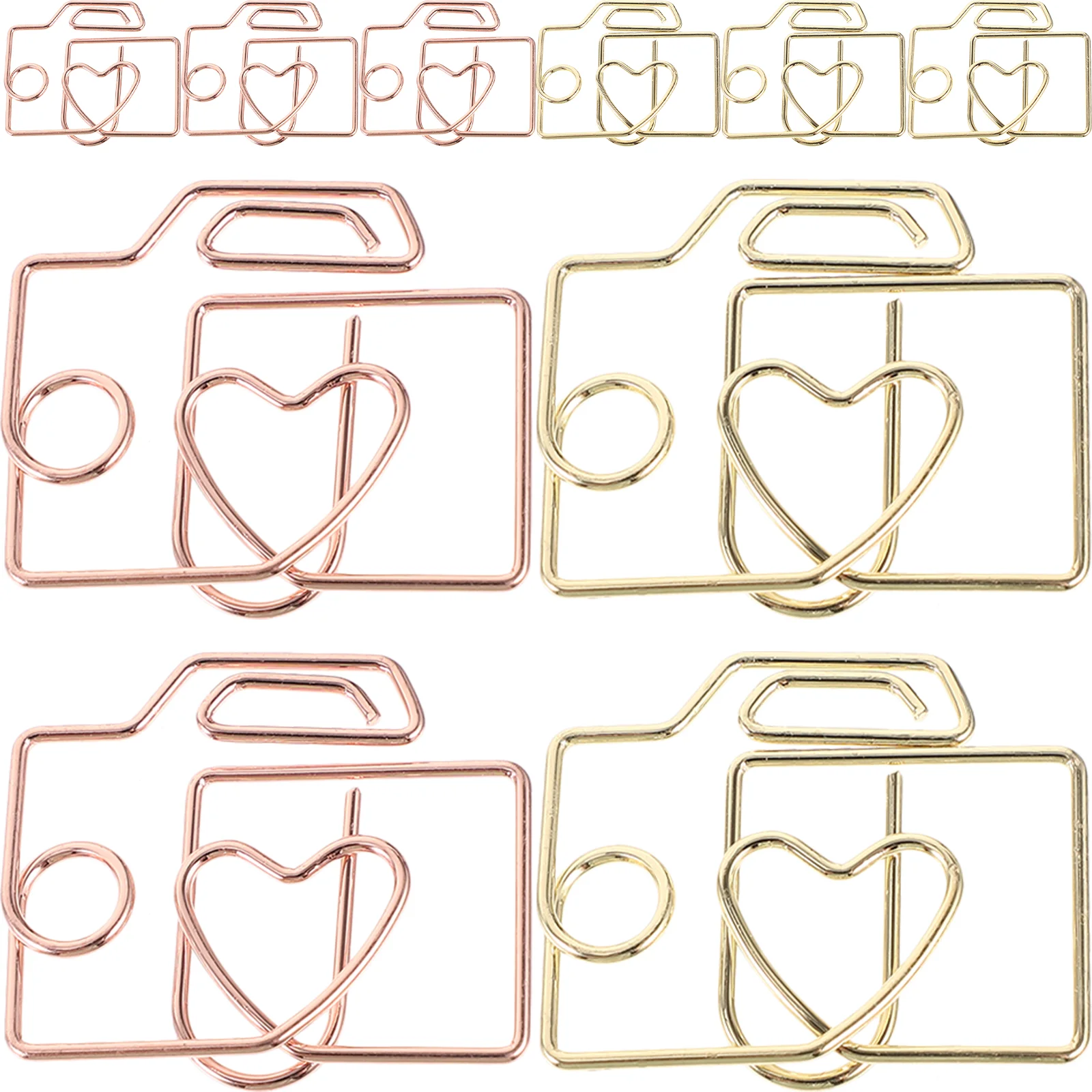 

20Pcs Mini Craft Decorative Metal Craft Decorative Paper Clips Document Multi-use Craft Decorative Metal Craft Decorative Paper