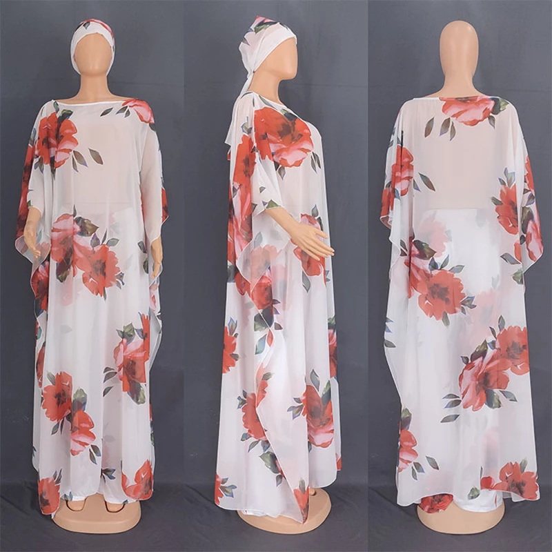 Kaftan Pants Set African Maxi Dresses For Women Abaya Dubai Turkey Muslim Fashion Dress Islam Clothing Vestidos Robe Musulman