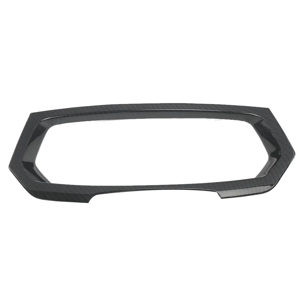 

Car Dashboard Instrument Panel Screen Frame Cover Kit Trim for Tiguan MK2 2017 - 2022 Carbon Fiber