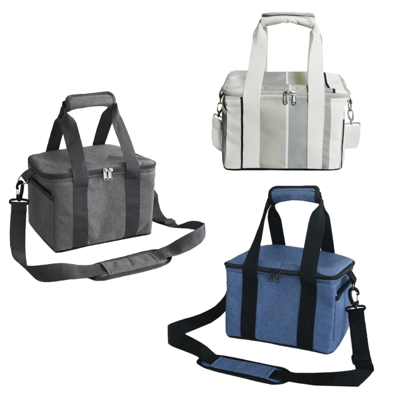 

Picnic Insulated Cooler Bag Crossbody Waterproof Leakproof Lunch Box for Outdoor