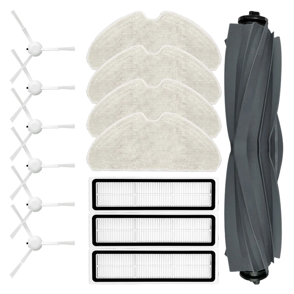 

14pcs Main Side Brush Filter Mop For D10S PRO Sweeping Robot Vacuum Cleaner Access Household Tool Spare Parts Replacement