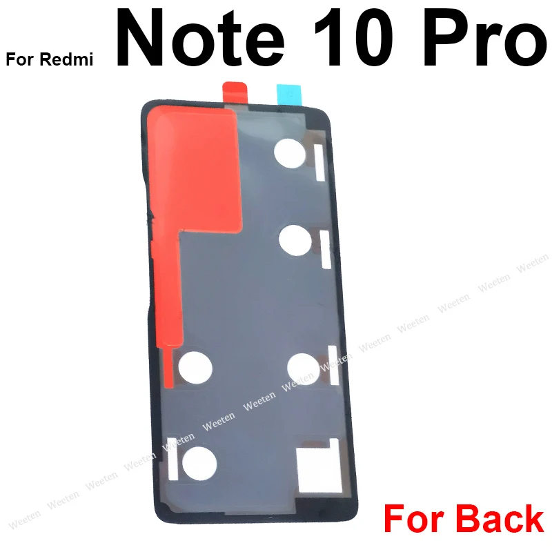 Rear Camera Sticker Touch ID & Back Battery Housing Cover Adhesive Glue For Xiaomi Redmi Note 10 9 8 7 Pro 5G Note 9s Note 8T  images - 6