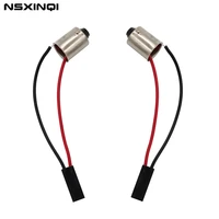 nsxinqi 50pcs ba9s adapters connector wire cables for all car led panel dome reading light socket plugs dc 12v