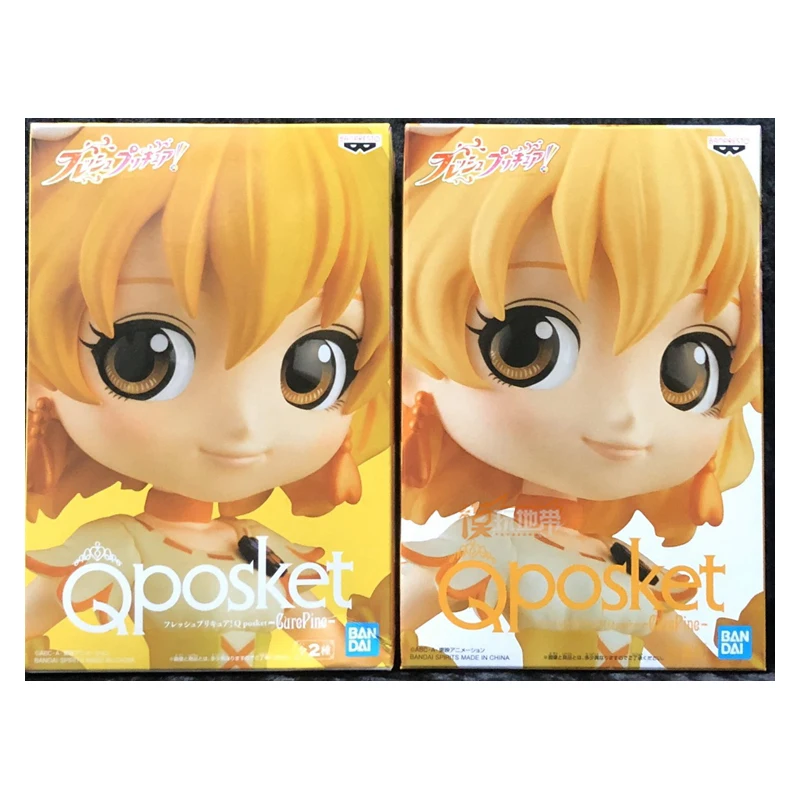 

Bandai Genuine Pretty Cure Precure Qposket Action Figure Inori Yamabuki Cure Pine Cure Peach Delicate Anime Model Ornament Toys