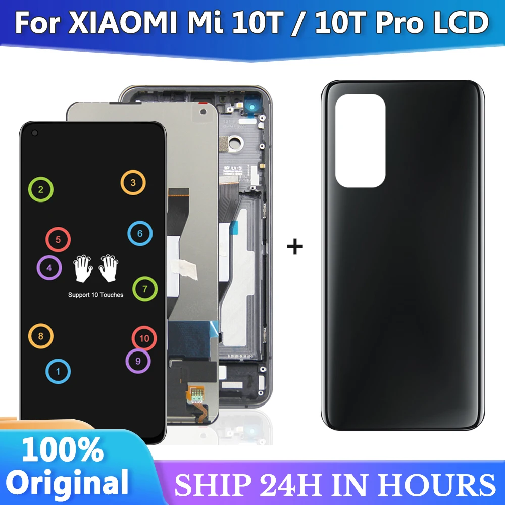 6.67''Original Screen For Xiaomi Mi 10T Pro 5G LCD Display 6.67 inches Touch Screen Replace LCD For Xiaomi Mi10T 10T Pro Display