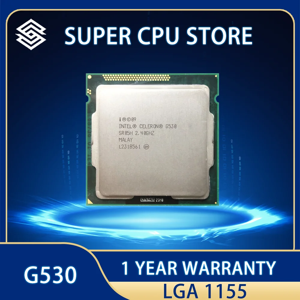

Процессор Intel Celeron G530 2 Мб 65 Вт 2,4 ГГц двухъядерный LGA 1155