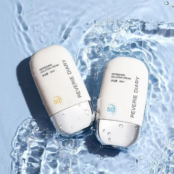 Whitening Sunscreen Cream SPF50 Sun Protection Value PA+++ Sunburn Moisturizing Anti Aging Dust Oil Control Reduce Melanin Care 1