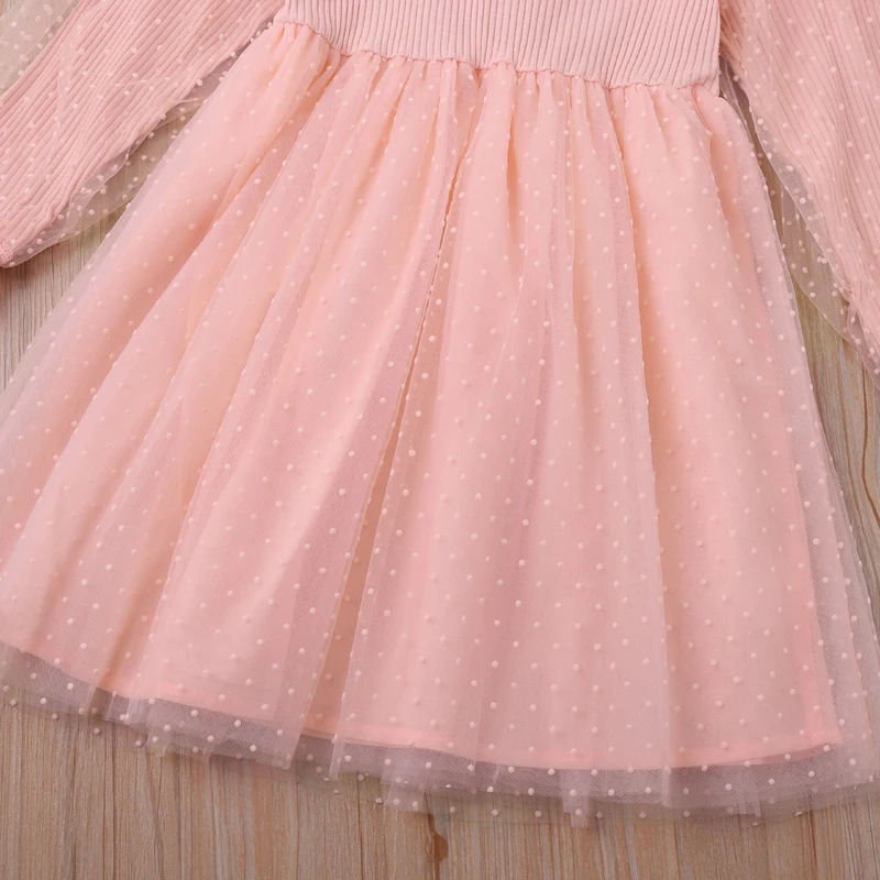 Humor Bear Baby Girls Dress New College Style Student  Spring & Autumn Bow Long Sleeve Dress Kids Clothing Princess Dresses