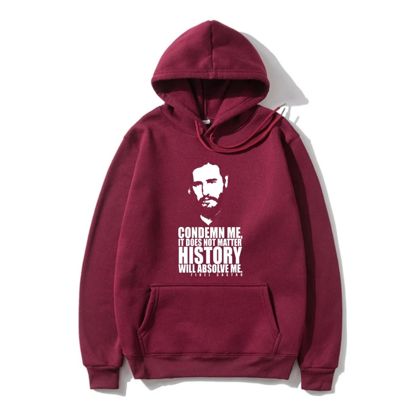 

Fidel Castro Outerwear Revolution Cuba Communis Tribute Che Political Outerwear Warm Basic Outerwear Hoodys Hoody Animal